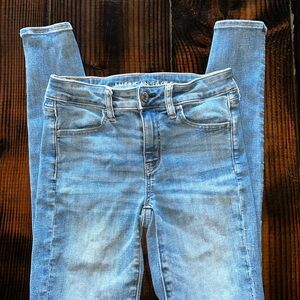 American Eagle Outfitters Women's Light Blue Skinny Jeggings